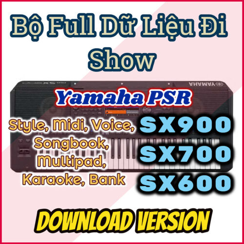 Style Midi Voice Yamaha PSR-SX900 SX700 SX600 Vietnamese 7GB Download