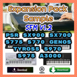 Bộ Sample SFM V1.2 Yamaha Keyboard Dành Cho Các Dòng Đàn Yamaha PSR-S770 S970 S775 S975 A3000 A5000 Genos - Download