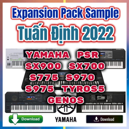 Bộ Sample TD 2022 Dành Cho Các Dòng Đàn Yamaha Keyboard PSR-SX900 SX700 S970 S975 A3000 A5000 Tyros 5 Genos – Download Full Pop Expansion Pack Tuấn Định 2022