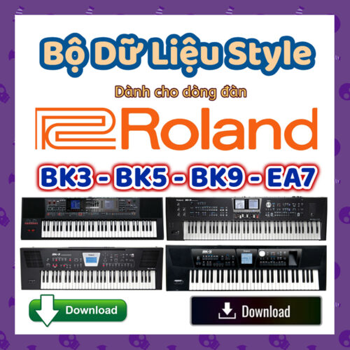 Full Dữ Liệu Style Roland BK3 BK5 BK9 EA7 - Download